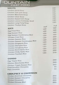 Fountain Fast Food menu 4