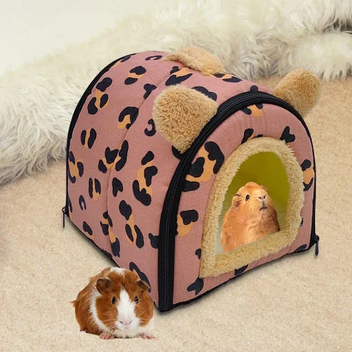Pet Space Rat Winter Warm Bed Cozy Winter Nest Bed for Small Full-enclosed Cave House for Guinea Pigs Hedgehogs for Comf