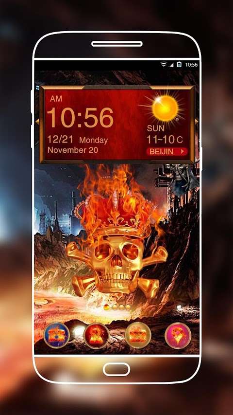 Skeletons Hola Launcher テーマのおすすめ画像2