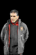 Portuguese head coach Carlos Queiroz, during an international friendly test game between Portugal and South Africa on the sidelines of the 2010 World Cup qualification, at the Stade Olympique in Lausanne, Switzerland, Tuesday, March 31, 2009. (AP Photo/Keystone/Laurent Gillieron)