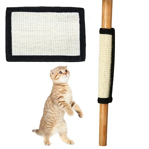 Pet Cat Scratching Board Sisal Cat Scratcher Blanket Post Mat Cats Toys Scratch Mat for Protecting Furniture Foot Sofa C