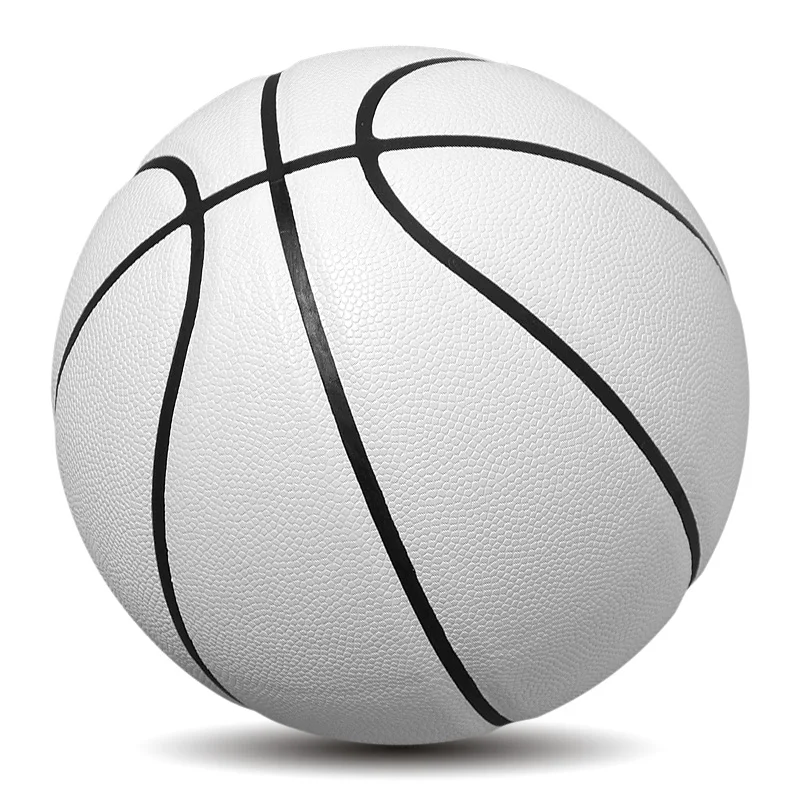 Title 4, Low-Key Basketball No. 7 Pure White featuring a...