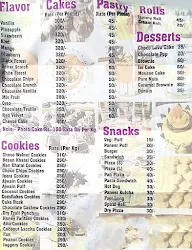 German Cakes & Cookies menu 1