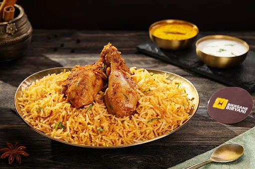 Extra Masala Chicken Dum Hyderabadi Biryani