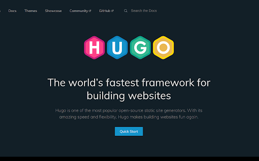 Hugo - the extension you really want!