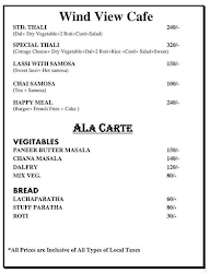 Wind View Cafe menu 7