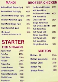 Master Chef Indo Arabian Restaurant menu 1