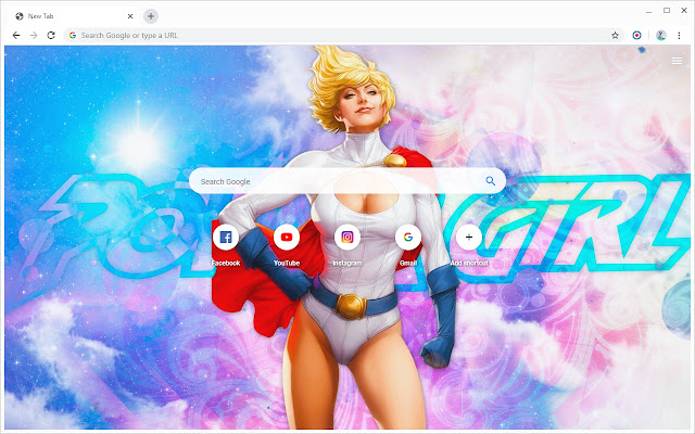 Power girl Duvar Kağıtları Yeni Sekme