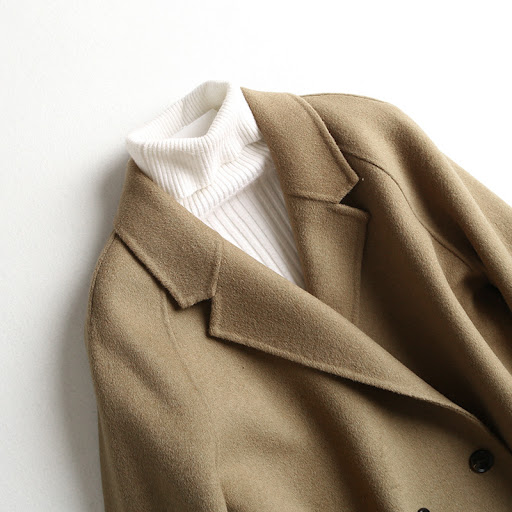 Title 23, Vintage loose double faced cashmere suit coat, ...