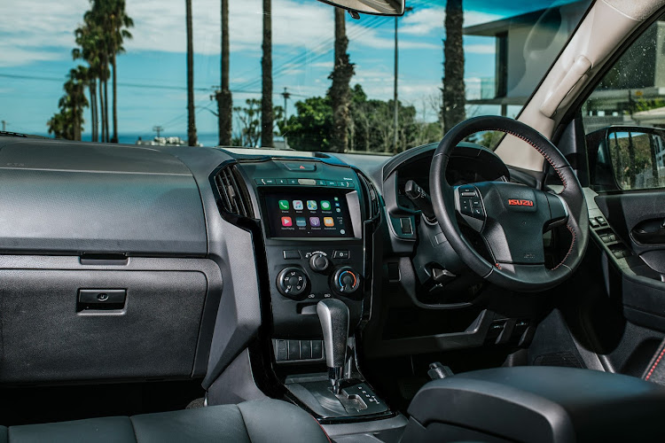 The interior of the 2020 Isuzu D-Max.