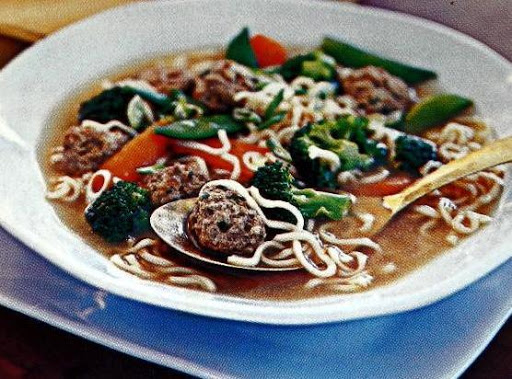 ORIENTAL MEAT-BALL SOUP