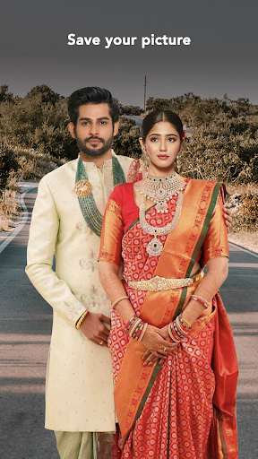 Traditional Wedding Couple Photo Suit Editor