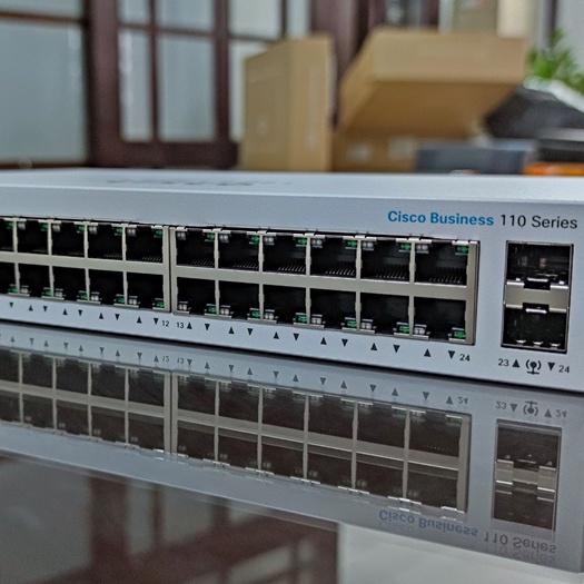 Thiết Bị Chia Mạng Switch Cbs110 - 24T - Eu 24 - Port Ge, 2Sfp