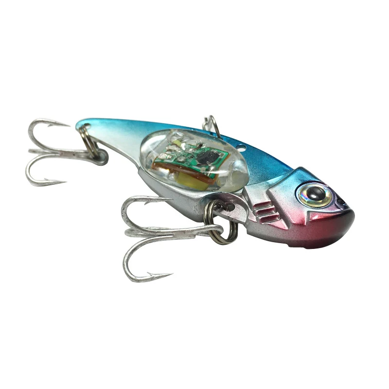 Isca Luminosa Subaquática LED em Forma de Peixe Atraente para Pesca Noturna Aumenta a Visibilidade e Eficácia Capturando Mais Peixes