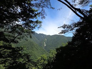 鞍部手前から空木岳東尾根