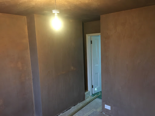 Plaster work drying out 