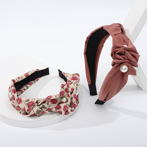 Title 5, French Knotted Wide Brimmed Hair Hoop for Women...
