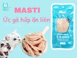 Ức Gà Tươi Masti Cho Chó Mèo, Gà Hấp Ăn Liền Cho Thú Cưng