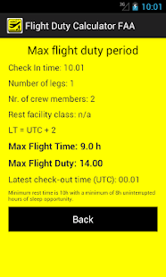 Flight Duty Calculator (FAA)(圖3)-速報App