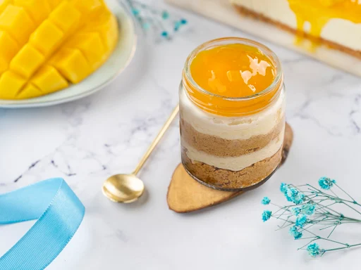 Mango Cheesecake Jar