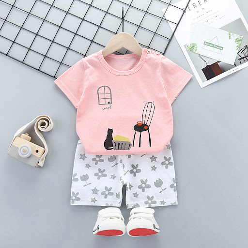 Title 1, Childrens Short-sleeved Suit Boys Handsome Clo...