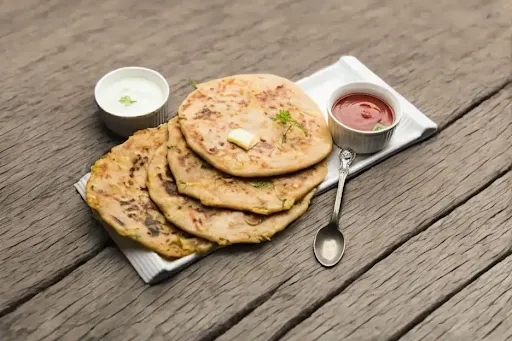 Desi Ghee Aloo Pyaaz Paratha