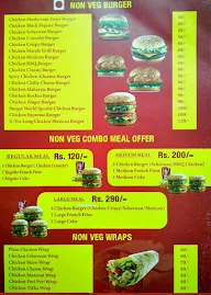 Burger World menu 1