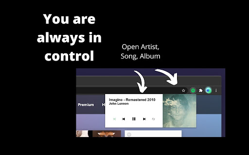 Extension Player for Spotify