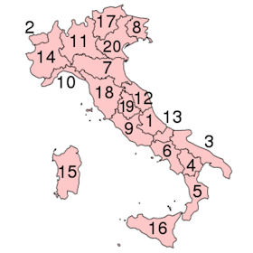 Провинции Италии