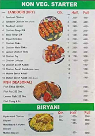 Pahalwan Ji Delhi 6 Chicken Restaurant menu 3