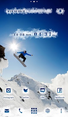 スノーボード壁紙アイコン Snow Sky 無料 Androidアプリ Applion