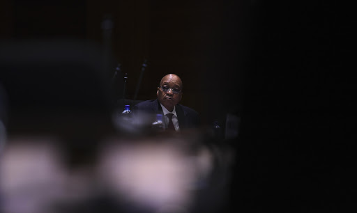 President Jacob Zuma listens during a debate at the official opening of the National House of Traditional Leaders at the Tshwane Metro Council Chamber in Pretoria. File photo.