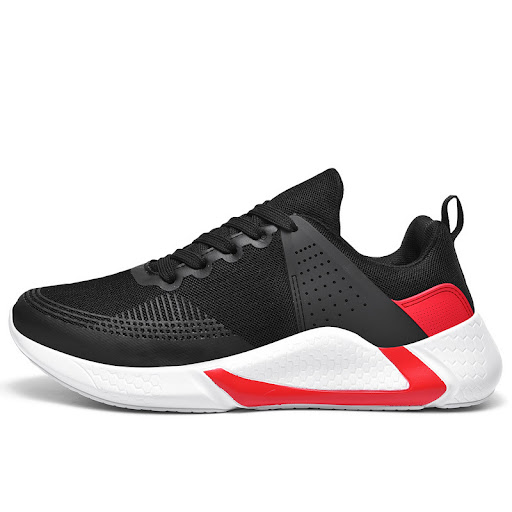 Title 2, Breathable flying woven air cushion sneakers fo...