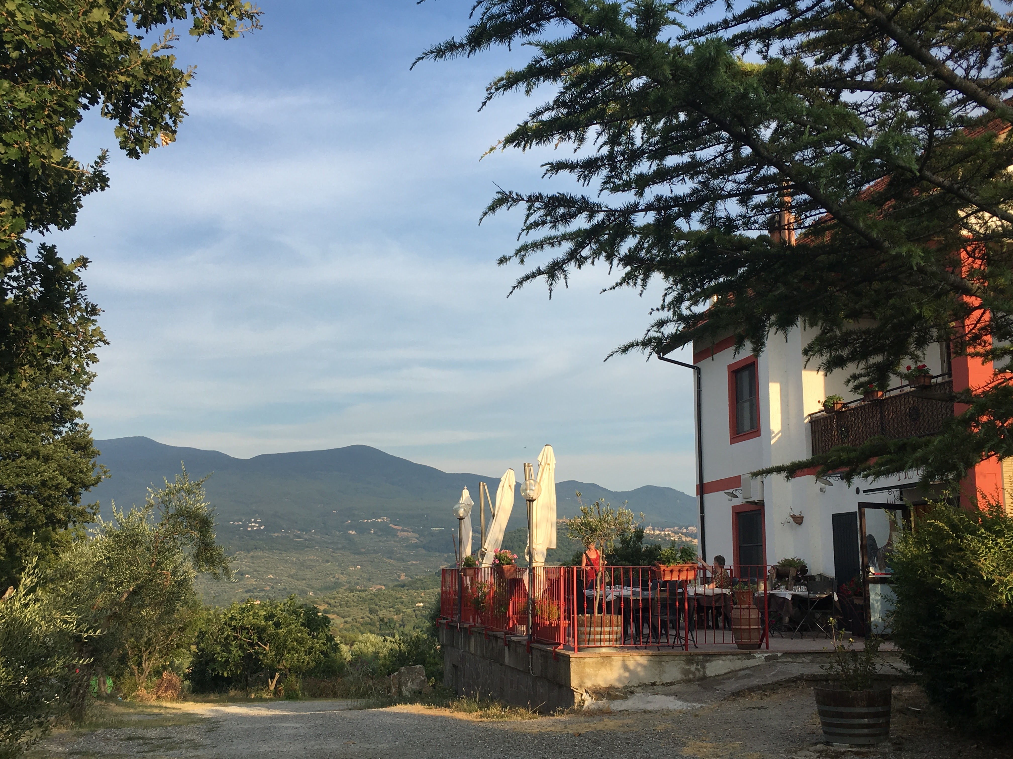 Trattoria in Campagna e vista Monte Amiata, Montenero d'Orcia, Castel Del Piano