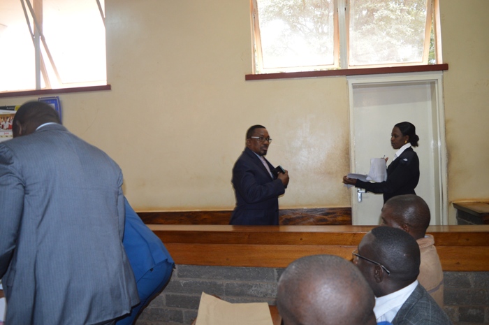 Pastor James Ng'ang'a of Neno Evangelism Church in a Kiambu court