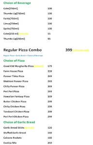 Pizza Street menu 5