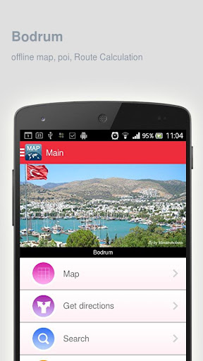 Bodrum Map offline