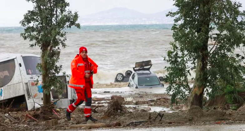 Landslide tears through homes on Italian island