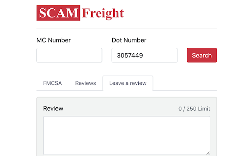 ScamFreight