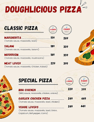 Doughliciuos Pizza menu 2