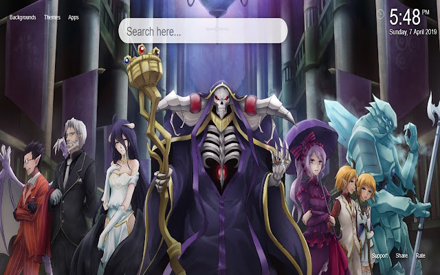 Overlord Full HD Wallpaper แท็บใหม่