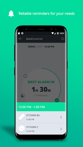 Screenshot MedControl Pill Reminder