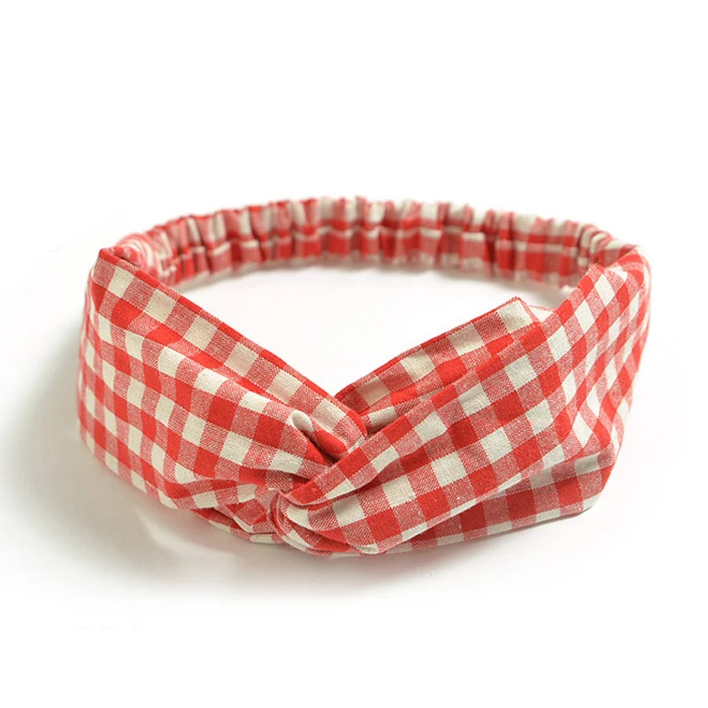 Bandeau bohème élastique croisé en mousseline pour femmes, idéal pour des coiffures élégantes et confortables, accessoire tendance pour toutes occasions.
