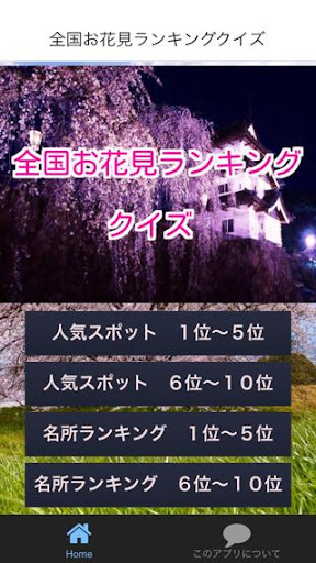 全国のお花見の名所・人気ランキングクイズで桜の花見を楽しもう