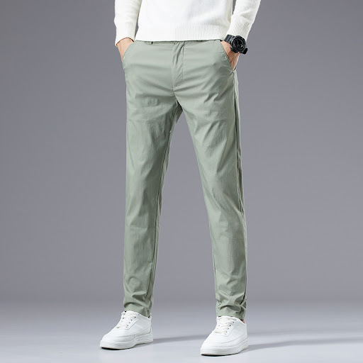 Title 2, Mens Ice Silk Loose Straight-leg Casual Pants....