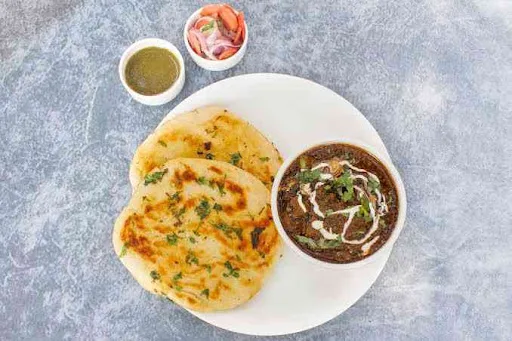 Veg Tawa Keema With 2 Kulcha