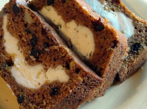 Pumpkin Bread with Maple Cream Cheese Filling