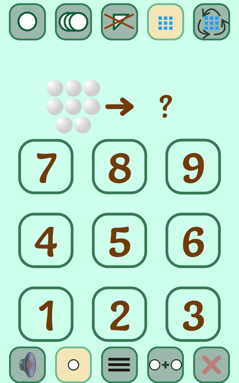 Addition and digits for kids Screen 2