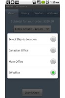 QRwave: B2B mobile commerce Screenshot