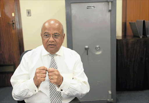 Gordhan said top of the list to be captured was the Treasury‚ followed by the Financial Intelligence Centre and the Reserve Bank. Picture: ESA ALEXANDER